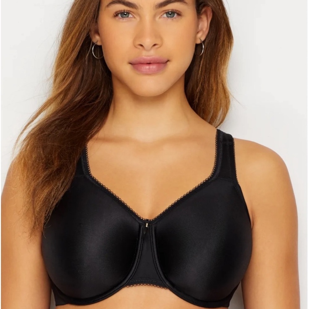 Wacoal Basic Beauty Spacer Underwire Black T-Shirt Bra Sz 36DDD